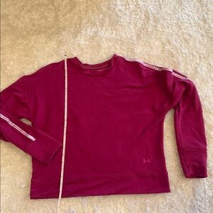 Under Armour Women's Maroon Sweatshirt